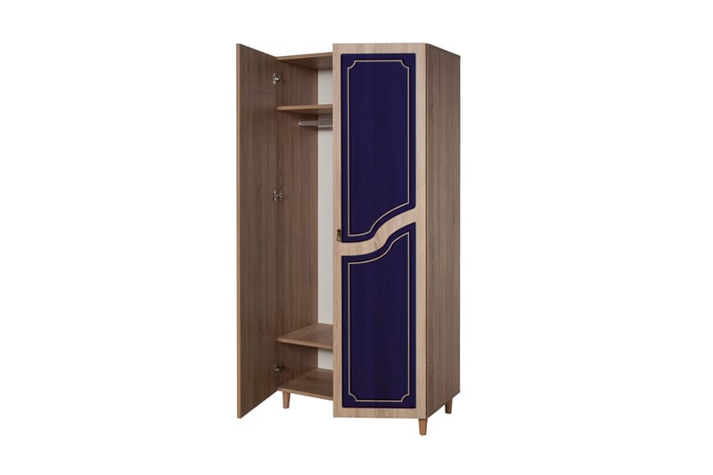 Brokind Garderobe 90 cm - Brun - Oppbevaring - Klesoppbevaring - Garderober & garderobesystem