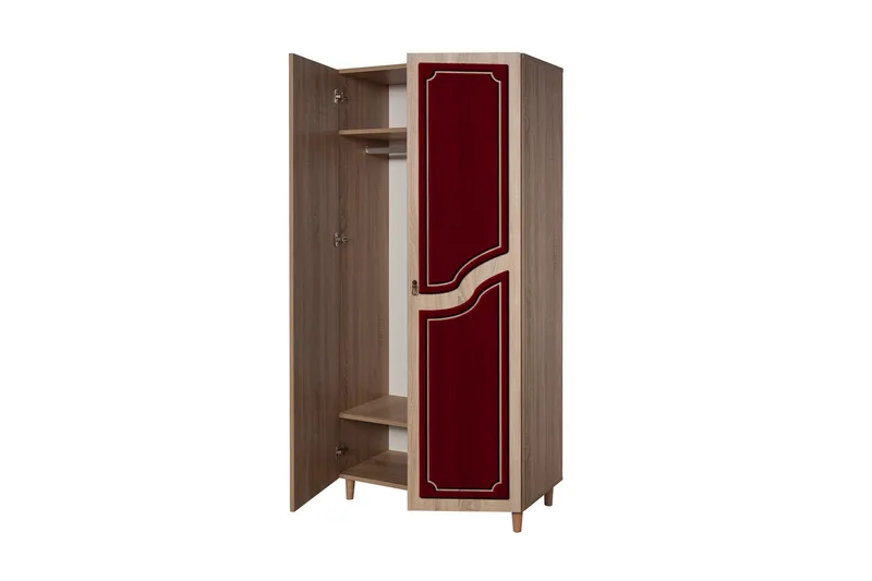 Brokind Garderobe 90 cm - Brun - Oppbevaring - Klesoppbevaring - Garderober & garderobesystem