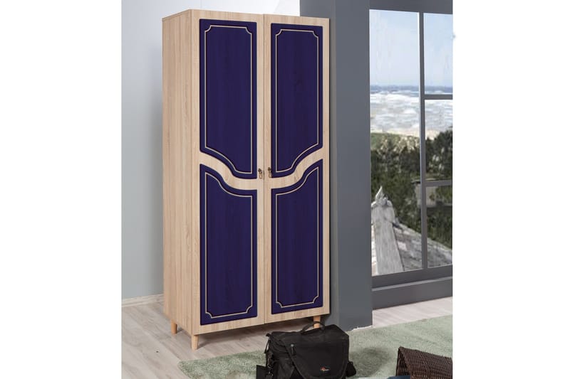 Brokind Garderobe 90 cm - Brun - Oppbevaring - Klesoppbevaring - Garderober & garderobesystem