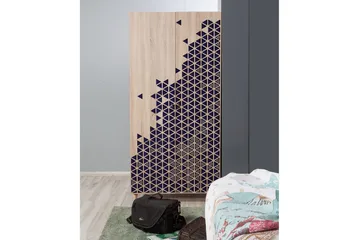 Brokind Garderobe 90 cm - Brun - Oppbevaring - Klesoppbevaring - Garderober & garderobesystem