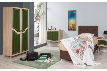 Brokind Garderobe 90 cm - Brun - Oppbevaring - Klesoppbevaring - Garderober & garderobesystem