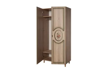 Brokind Garderobe 90 cm - Brun - Oppbevaring - Klesoppbevaring - Garderober & garderobesystem