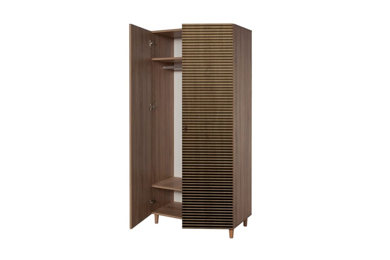 Brokind Garderobe 90 cm - Brun - Oppbevaring - Klesoppbevaring - Garderober & garderobesystem