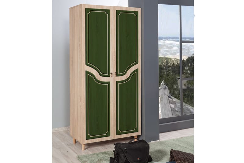 Brokind Garderobe 90 cm - Brun - Oppbevaring - Klesoppbevaring - Garderober & garderobesystem