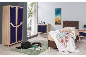 Brokind Garderobe 90 cm - Brun - Oppbevaring - Klesoppbevaring - Garderober & garderobesystem