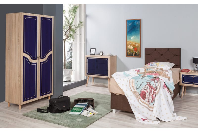 Brokind Garderobe 90 cm - Brun - Oppbevaring - Klesoppbevaring - Garderober & garderobesystem