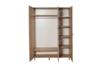 Brokind Garderobeskap 135 cm i Tre - Rød - Oppbevaring - Klesoppbevaring - Garderober & garderobesystem
