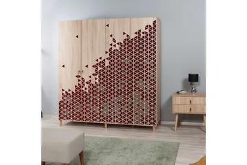Brokind Garderobeskap 180 cm i Mørkt Tre - Brun - Oppbevaring - Klesoppbevaring - Garderober & garderobesystem