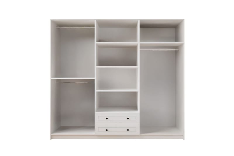 Bronte Garderobesskåp 210x210 cm - Matt Hvit - Oppbevaring - Klesoppbevaring - Garderober & garderobesystem - Garderobeskap & klesskap