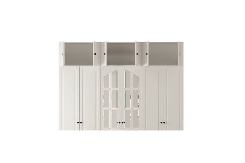 Bronte Garderobesskåp 210x210 cm - Matt Hvit - Oppbevaring - Klesoppbevaring - Garderober & garderobesystem - Garderobeskap & klesskap