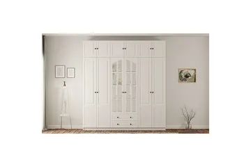 Bronte Garderobesskåp 210x210 cm - Matt Hvit - Oppbevaring - Klesoppbevaring - Garderober & garderobesystem - Garderobeskap & klesskap