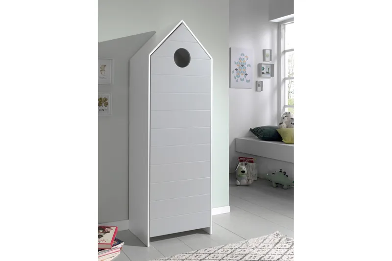 Bustorp Garderobe 58 cm - Grå - Oppbevaring - Klesoppbevaring - Garderober & garderobesystem