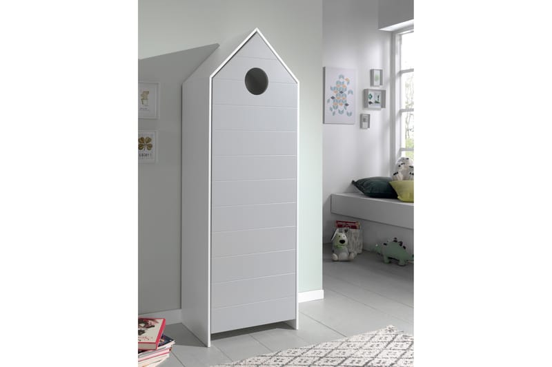 Bustorp Garderobe 58 cm - Grå - Garderober & garderobesystem - Garderobeskap barn - Garderobeskap & klesskap