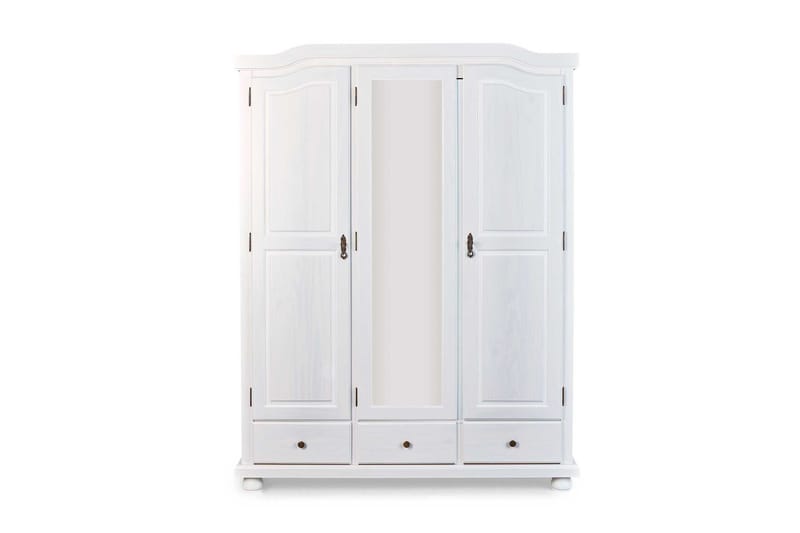 Cabell Garderobe 150 cm - Tre/Hvit - Oppbevaring - Klesoppbevaring - Garderober & garderobesystem