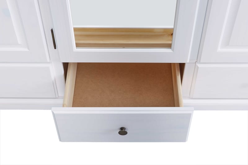 Cabell Garderobe 150 cm - Tre/Hvit - Oppbevaring - Klesoppbevaring - Garderober & garderobesystem
