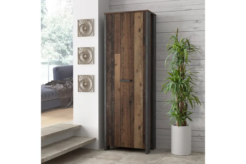 Cadle Garderobe 67 cm - Brun/Grå - Oppbevaring - Klesoppbevaring - Garderober & garderobesystem