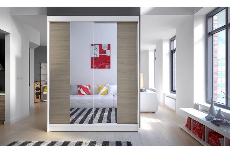 Camino Garderobe 150x58x200 cm - Oppbevaring - Klesoppbevaring - Garderober & garderobesystem