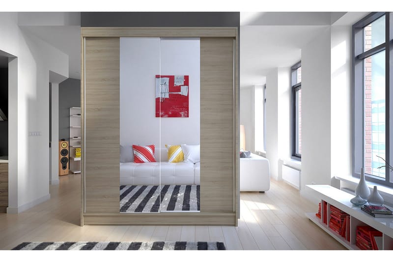 Camino Garderobe 150x58x200 cm - Oppbevaring - Klesoppbevaring - Garderober & garderobesystem