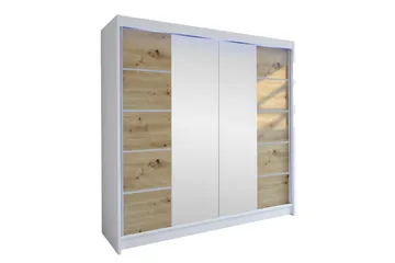 Canderbury Garderobe Med Speil 180x215 cm