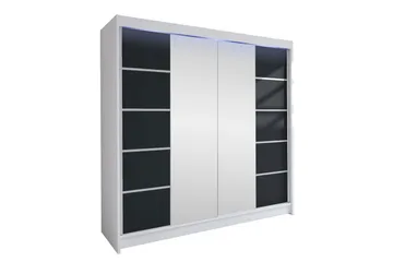 Canderbury Garderobe Med Speil 180x215 cm