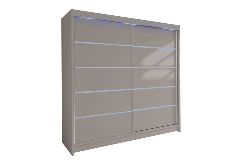 Canderbury Garderobeskap 180x215 cm - Beige - Oppbevaring - Klesoppbevaring - Garderober & garderobesystem