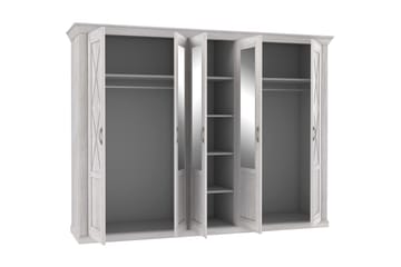 Casique Garderobe 65x268 cm - Hvit - Oppbevaring - Klesoppbevaring - Garderober & garderobesystem