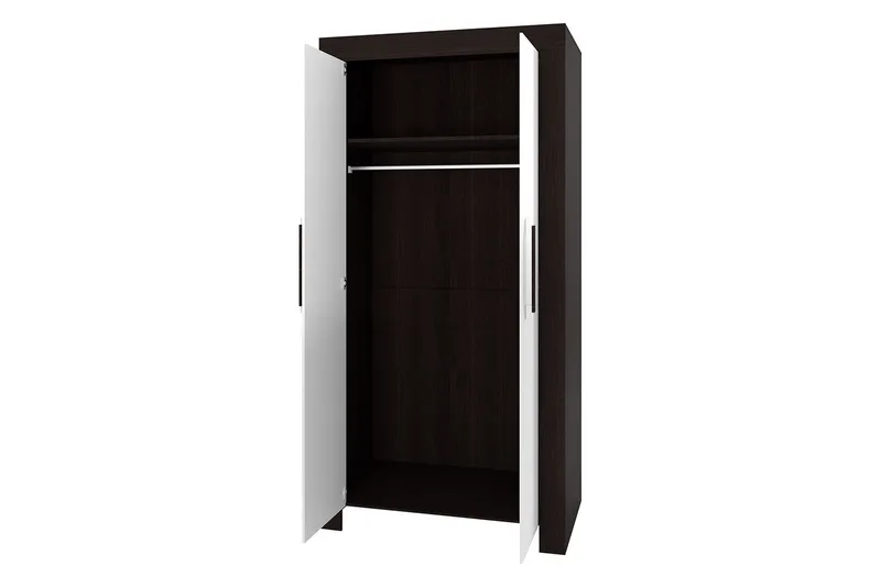 Cezar Garderob 100x60x201 cm Ek - Oppbevaring - Klesoppbevaring - Garderober & garderobesystem