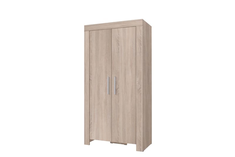 Cezar Garderobe 100x60x201 cm - Beige / Grå - Oppbevaring - Klesoppbevaring - Garderober & garderobesystem