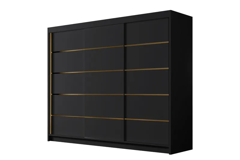 Cinerea Garderobe 250x215 cm, Svart