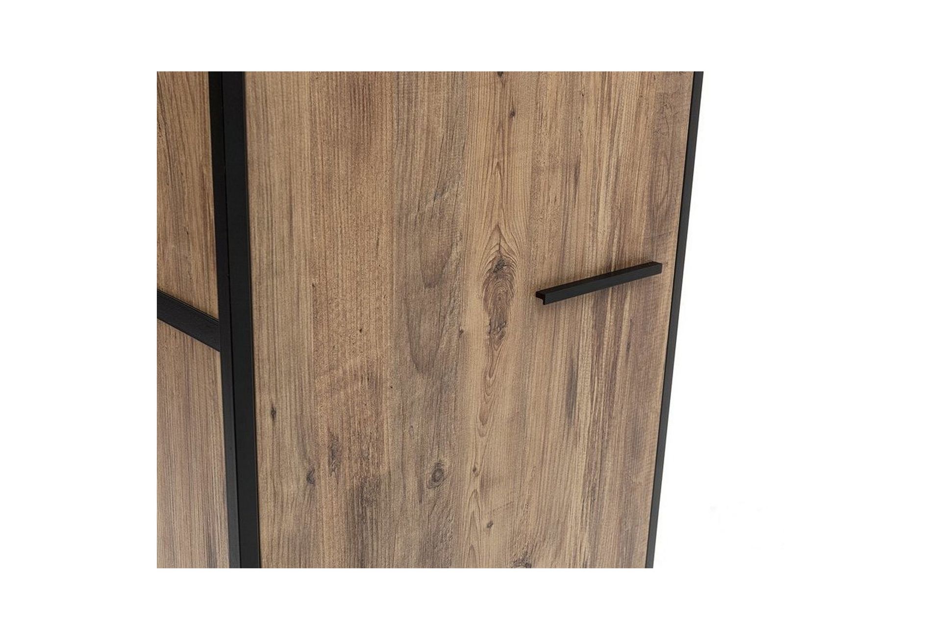 Collinner garderobeskap 52x64 med speil 4 skap - Natur - Oppbevaring - Klesoppbevaring - Garderober & garderobesystem