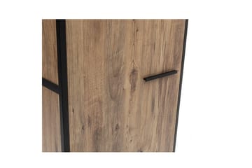 Collinner garderobeskap 52x64 med speil 4 skap - Natur - Oppbevaring - Klesoppbevaring - Garderober & garderobesystem