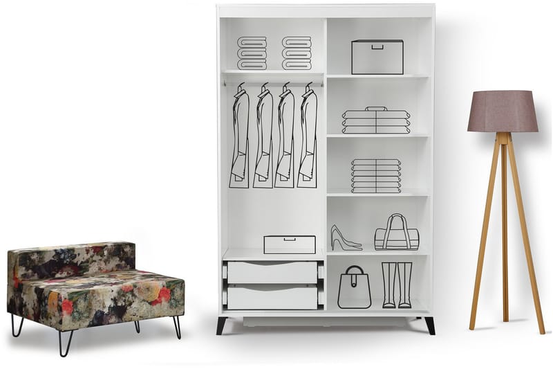 Comfortale Garderobe 140 - Oppbevaring - Klesoppbevaring - Garderober & garderobesystem