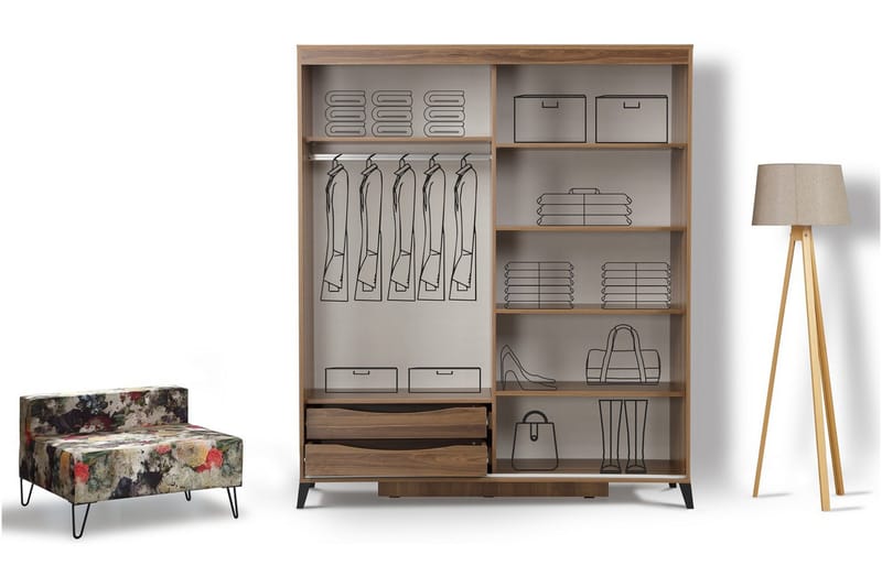 Comfortale Garderobe 170 - Oppbevaring - Klesoppbevaring - Garderober & garderobesystem