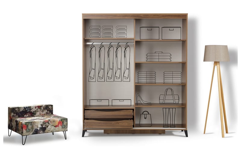 Comfortale Garderobe 180 - Oppbevaring - Klesoppbevaring - Garderober & garderobesystem