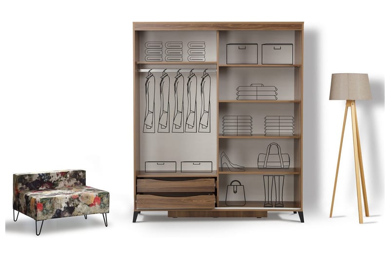 Comfortale Garderobe 180 - Oppbevaring - Klesoppbevaring - Garderober & garderobesystem