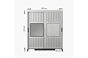 Comfortale Garderobe 190 - Oppbevaring - Klesoppbevaring - Garderober & garderobesystem
