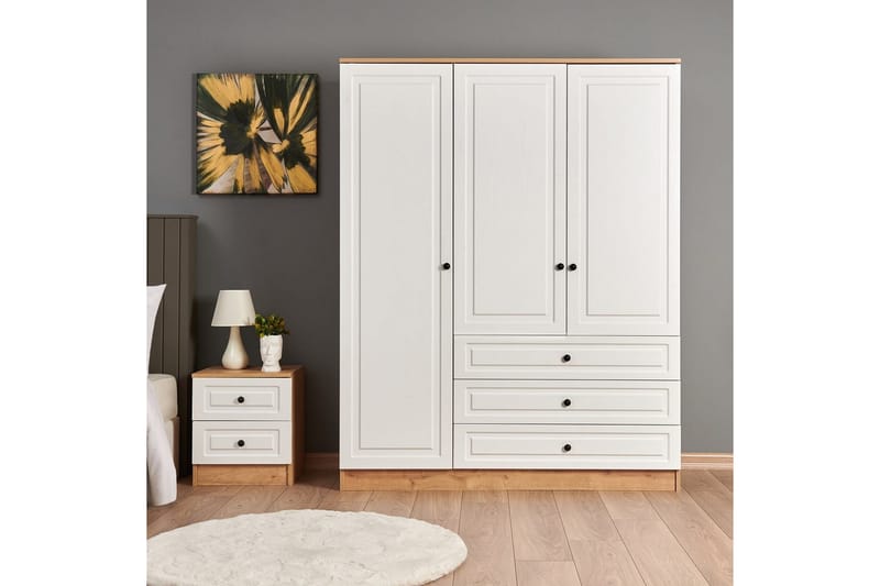Comfortale Garderobe 52x150 cm - Svart/Mørkfarget tre - Oppbevaring - Klesoppbevaring - Garderober & garderobesystem