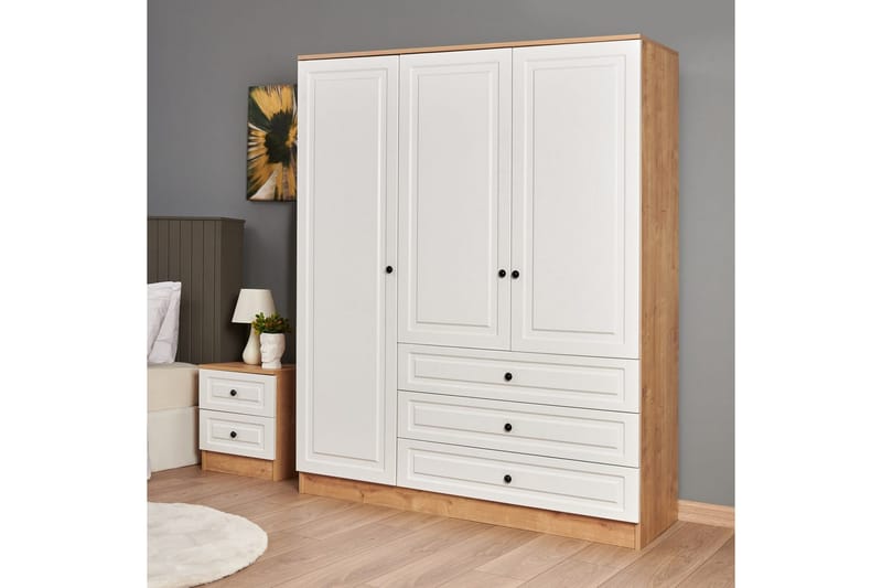 Comfortale Garderobe 52x150 cm - Svart/Mørkfarget tre - Oppbevaring - Klesoppbevaring - Garderober & garderobesystem