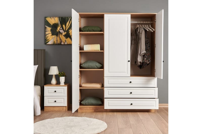 Comfortale Garderobe 52x150 cm - Svart/Mørkfarget tre - Oppbevaring - Klesoppbevaring - Garderober & garderobesystem