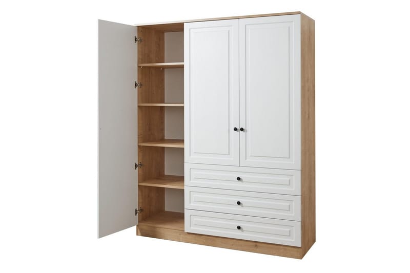Comfortale Garderobe 52x150 cm - Svart/Mørkfarget tre - Oppbevaring - Klesoppbevaring - Garderober & garderobesystem