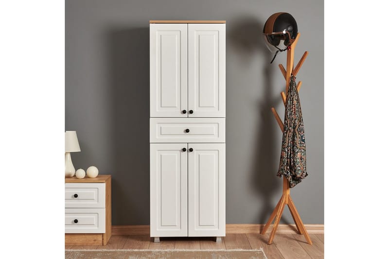 Comfortale Garderobe 60x175 cm - Svart/Mørkfarget tre - Oppbevaring - Klesoppbevaring - Garderober & garderobesystem