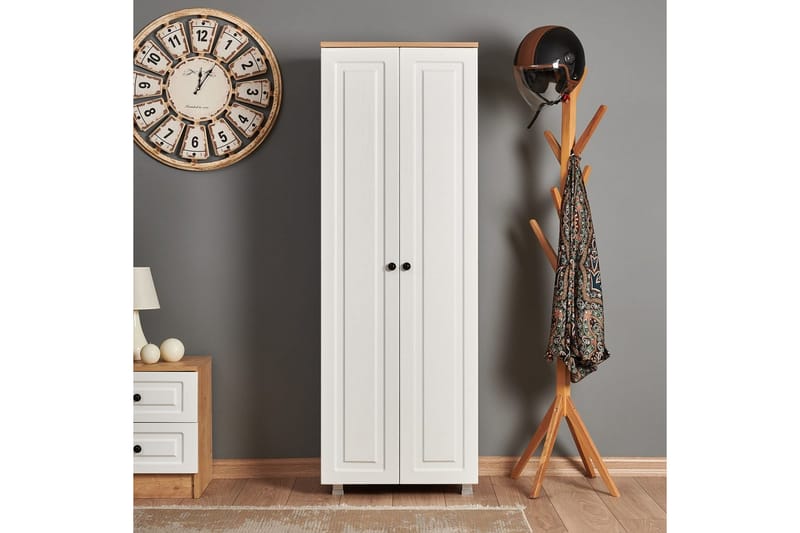 Comfortale Garderobe 60x175 cm - Svart/Mørkfarget tre - Oppbevaring - Klesoppbevaring - Garderober & garderobesystem