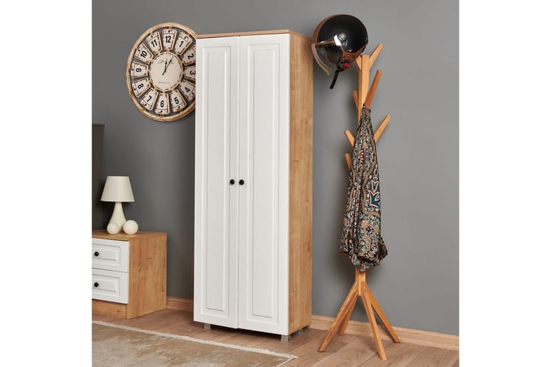 Comfortale Garderobe 60x175 cm - Svart/Mørkfarget tre - Oppbevaring - Klesoppbevaring - Garderober & garderobesystem