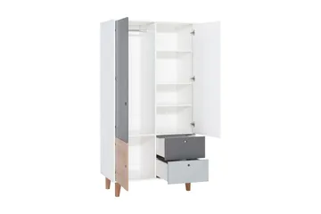 Concept Garderobe Hvit / Mørkegrå / Blå - VOX - Oppbevaring - Klesoppbevaring - Garderober & garderobesystem - Garderobeskap & klesskap