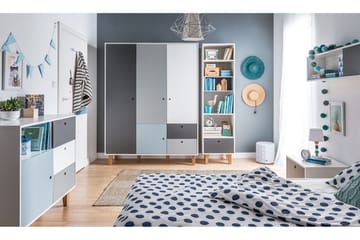 Concept Garderobe Hvit / Mørkegrå / Blå - VOX - Oppbevaring - Klesoppbevaring - Garderober & garderobesystem - Garderobeskap & klesskap
