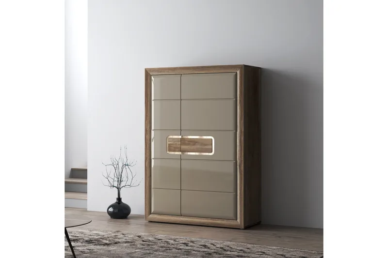 Corlius Garderobe 42x109 cm - Beige/Brun - Oppbevaring - Klesoppbevaring - Garderober & garderobesystem