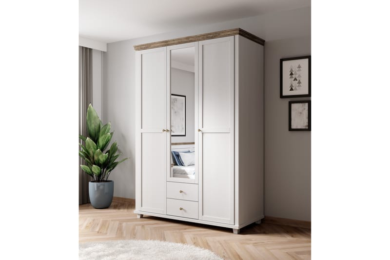 Død garderobe 62x108 cm - Askgrå | Natur - Oppbevaring - Klesoppbevaring - Garderober & garderobesystem