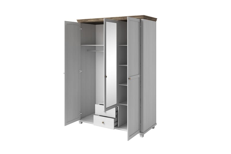 Død garderobe 62x108 cm - Askgrå | Natur - Oppbevaring - Klesoppbevaring - Garderober & garderobesystem