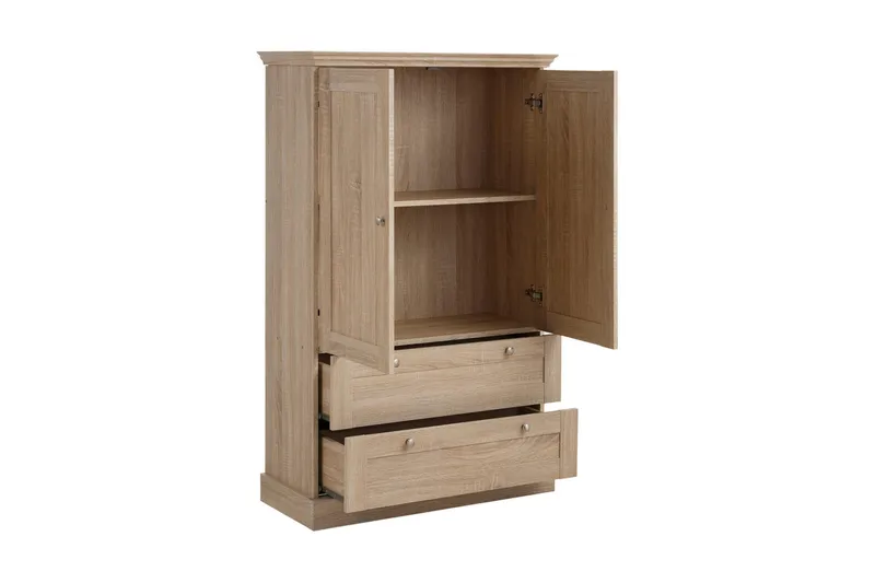 Dareia Garderobe 85 cm - Brun - Oppbevaring - Klesoppbevaring - Garderober & garderobesystem