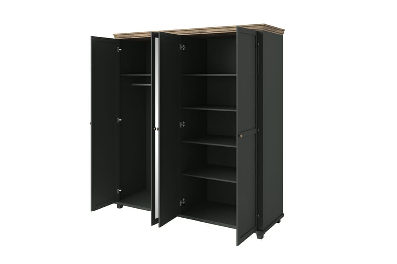 Doade Garderobe 62x108 cm - Grønn|Natur - Oppbevaring - Klesoppbevaring - Garderober & garderobesystem